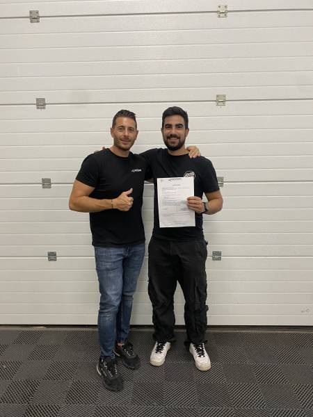 Diego Soulier réussit brillamment sa formation chez PdrX-Center À Gémenos 13420