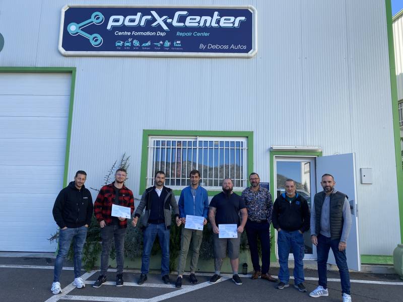 Succès de la Formation CQP Débosseleur sans Peinture chez PdrX-Center