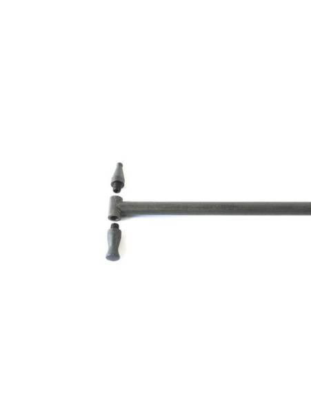 2/ barre à grêle inox embout interchengeable