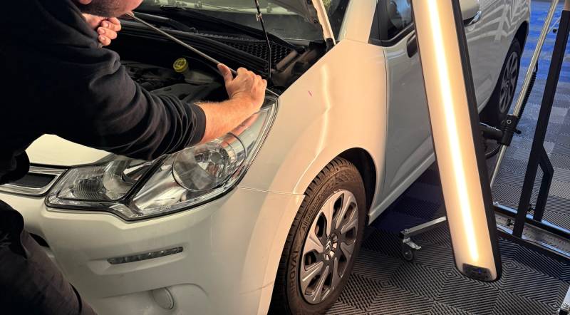 Redressage dsp sur aile avant 